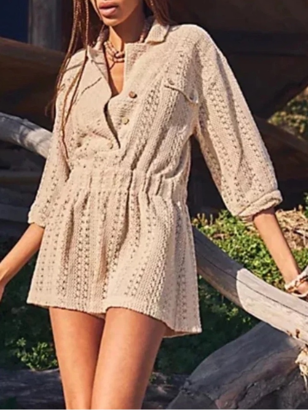 Free People Beach Ryan Romper Size Large